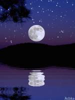 Картинки луна и звезды